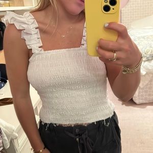 Rnay Brook top with cool sleeve detail